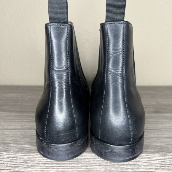 Hugo Boss Hubot Chelsea Black Leather Boots Men's Size 10 EUC - Picture 3 of 10